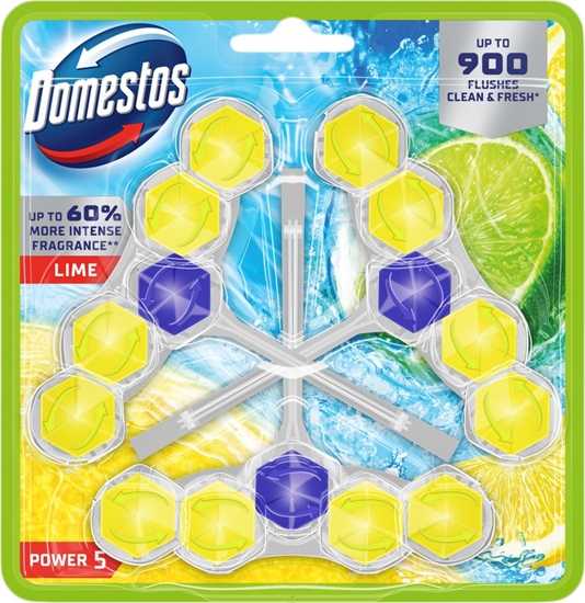 Picture of Domestos Zawieszka do WC Domestos Power 5 50g Lime (3)