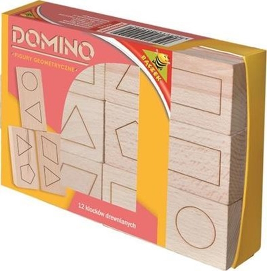 Picture of Domino drewniane - figury geometryczne