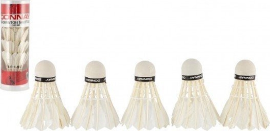 Picture of DONNAY LOTKA BADMINTON Z PIÓR DONNAY 5SZT BIAA