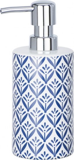 Picture of Dozownik do myda dozownik myda Lorca 360 ml niebiesko-ceramiczny/biay