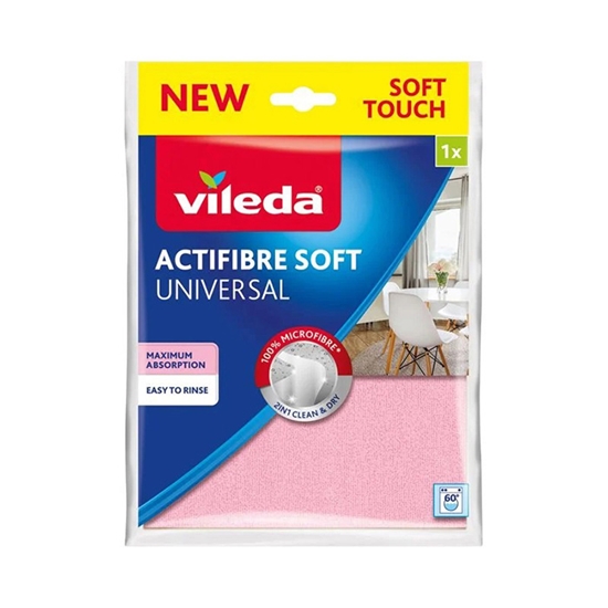 Изображение Drāna mikrošķiedras Vileda Actifibre Soft 1gab.