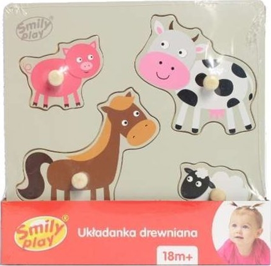 Picture of Drewniana Ukadanka Zwierzta wiejskie