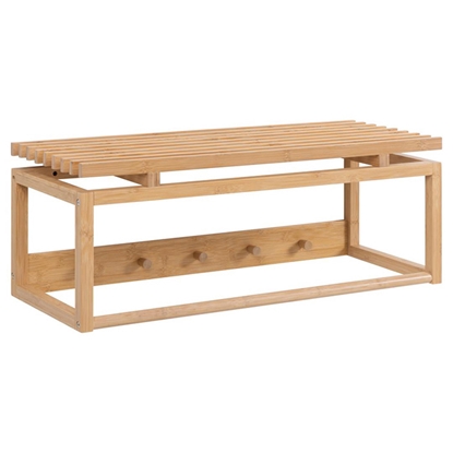 Attēls no Drēbju pakaramais BALI 80x30x29cm bambusa