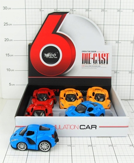 Picture of Dromader *****Samochód sportowy metal 6/opak 1319314 93144