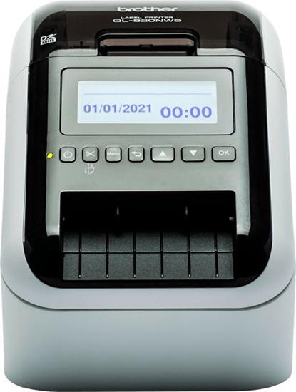 Picture of Drukarka etykiet Brother Brother QL-820NWBcVM drukarka etykiet bezporednio termiczny 300 x 600 DPI 176 mm/s Przewodowy i Bezprzewodowy Przewodowa sie LAN DK Wi-Fi Bluetooth