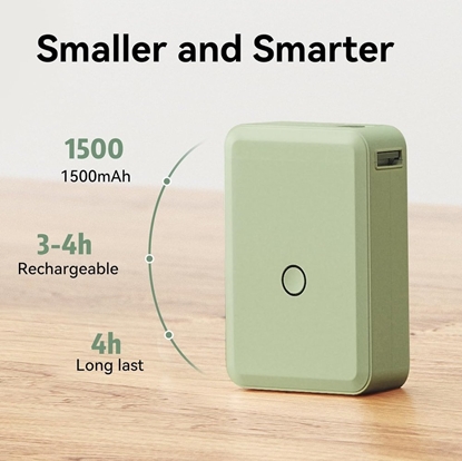 Изображение Drukarka etykiet Niimbot Niimbot Tiskárna títk D110-M Smart, zelená + role títk 160 ks