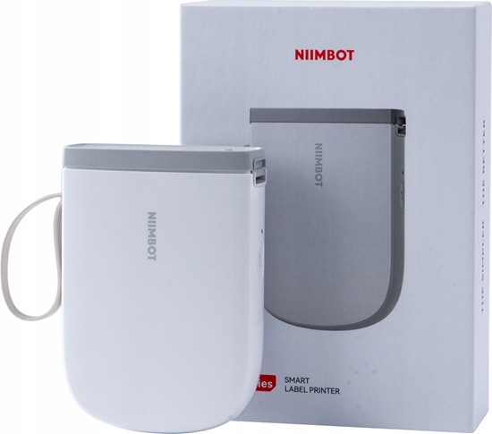 Picture of Drukarka etykiet Niimbot Niimbot Tiskárna títk D11-H Smart, bílá + role títk 160 ks