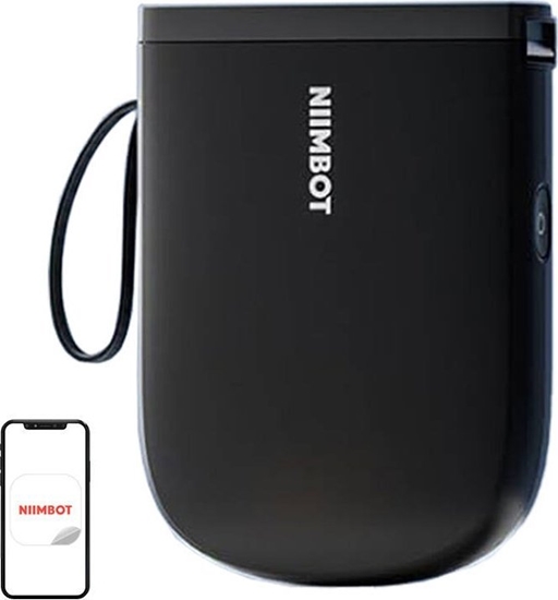 Picture of Drukarka etykiet Niimbot Niimbot Tiskárna títk D11-H Smart, erná + role títk 160 ks