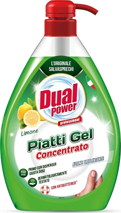 Picture of Dual Power DUAL Power ANTYBAKTERYJNY koncentrat do mycia naczy o zapachu cytryn 1L