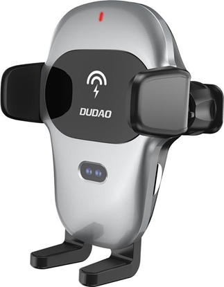 Picture of Dudao Dudao uchwyt samochodowy z wbudowan adowark bezprzewodow Qi 15W szary (F20xs)