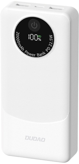 Изображение Dudao K12 powerbank 10000mAh 22.5 Watt Hvid