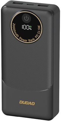 Attēls no Dudao K12 powerbank 10000mAh 22.5 Watt Sort