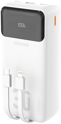 Attēls no Dudao K15Max powerbank 30000mAh 22.5 Watt Hvid