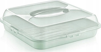 Picture of Dunya Pojemnik na ciasto pudeko kwadratowy 35cm zielony