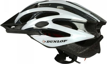 Picture of Dunlop Kask rowerowy regulowany biay Led r. M
