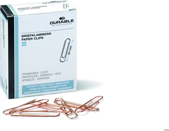 Picture of Durable DURABLE Briefklammern 50mm verkupfert 100 Stück