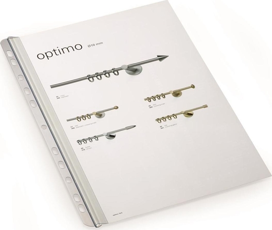 Picture of Durable Grzbiety zaciskowe DURABLE A4/30 z listw do segr. ring 50szt 2902-19