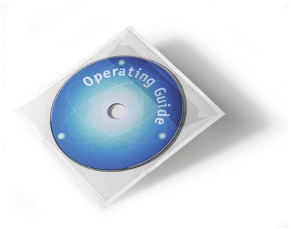 Attēls no DURABLE POCKETFIX CD/DVD Selbstklebetasche 100 Stück