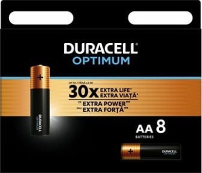 Attēls no Duracell Bateria Alkaliczna Duracell OPTIMUM AA 8szt.  [334|6]