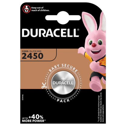 Picture of Duracell CR2450 Lithium 3V Tablet Battery