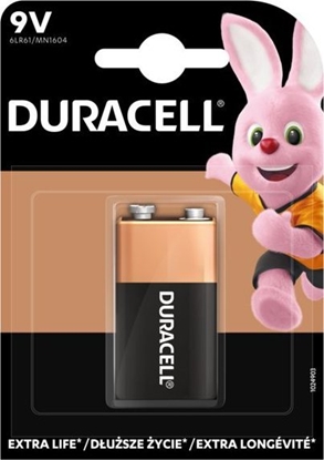 Attēls no Duracell DURACELL Bateria BASIC 6LR61/9V (1 szt.)V2