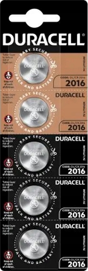 Picture of Duracell Batterie Lithium Knopfzelle CR2016 3V - Batterie - CR2016
