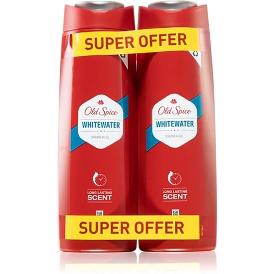 Изображение Dušas želeja Old spice whitewater 2x400ml