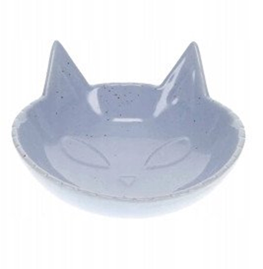 Picture of DUVO+ MISKA CERAMICZNA DLA KOTA 175ml     NIEBIESKA 14x14x6.5cm  15509