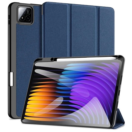 Picture of Dux Ducis Domo Premium PU ādas Grāmatveida maks ar statīvu priekš Xiaomi Pad 7 / 7 Pro 11.2'' Zils