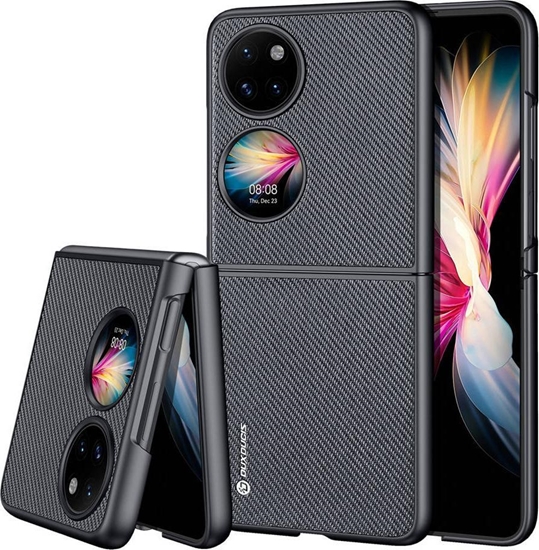 Picture of Dux Ducis Dux Ducis Fino etui pokrowiec pokryty nylonowym materiaem Huawei P50 czarny