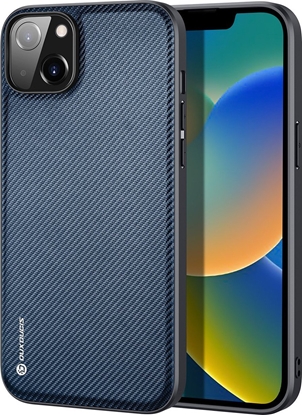 Picture of Dux Ducis Dux Ducis Fino etui pokrowiec pokryty nylonowym materiaem iPhone 14 Max niebieski