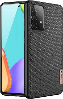 Attēls no Dux Ducis Dux Ducis Fino etui pokrowiec pokryty nylonowym materiaem Samsung Galaxy A72 4G czarny