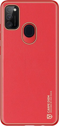 Attēls no Dux Ducis Yolo eleganckie etui pokrowiec ze skóry Samsung Galaxy M30s czerwony