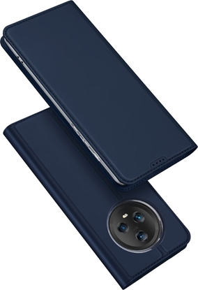 Attēls no Dux Ducis Skin Pro etui do Honor Magic5 pokrowiec z klapk portfel na kart podstawka niebieskie