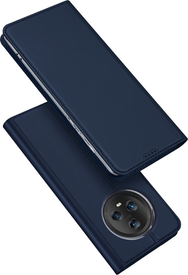 Picture of Dux Ducis Skin Pro etui do Honor Magic5 pokrowiec z klapk portfel na kart podstawka niebieskie