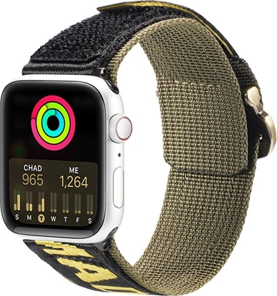 Изображение Dux Ducis Dux Ducis Strap (Outdoor  Version) pasek Apple Watch Ultra, SE, 8, 7, 6, 5, 4, 3, 2, 1 (49, 45, 44, 42  mm) nylonowa opaska bransoleta óto-zielony