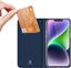 Picture of Dux Ducis Etui do iPhone 15 Plus pokrowiec z klapk i portfelem Skin Pro - niebieskie