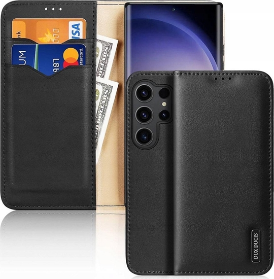 Picture of Dux Ducis Etui Hivo z klapk i blokad RFID do Samsung Galaxy S24 Ultra - czarne