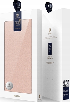 Attēls no Dux Ducis Etui Dux Ducis Skin Pro do Samsung S24 Ultra z klapk - róowe