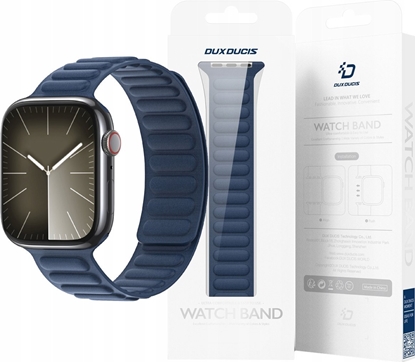 Изображение Dux Ducis Magnetyczny pasek Dux Ducis Strap BL do Apple Watch 38 / 40 / 41 mm - niebieski
