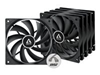 Picture of Dzesētājs Arctic F12 PWM PST Black 5 pack