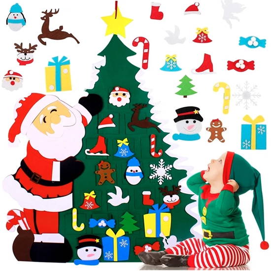 Изображение E14C WIECCA CHOINKA Z FILCU LED         OZODOBY