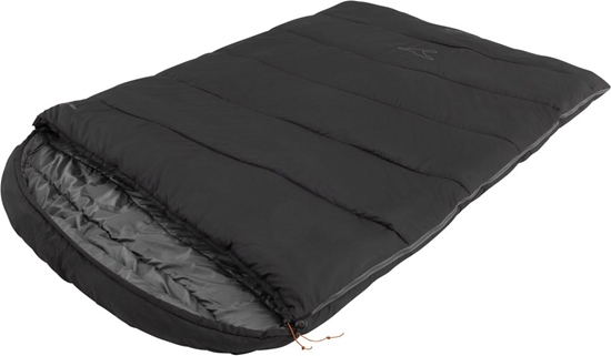 Picture of Easy Camp Raven Square Double 5°C | Sleeping Bag | 220 x 150 cm | -9 to 10 °C | Two-way open-end, L-shaped, autolock