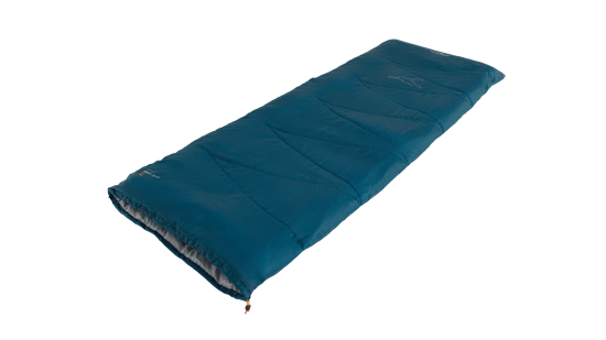 Picture of Easy Camp Starling Square Blue 10°C | Sleeping Bag | One-way, L-shaped