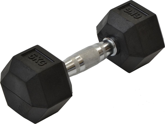 Picture of Eb Fit hantel gumowany 1 x 6 kg
