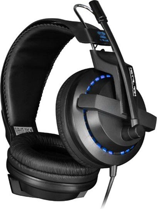 Picture of E-Blue Cobra X EHS951 Pro Gaming Headset with Microphone / LED Light / 3.5mm / USB /Black