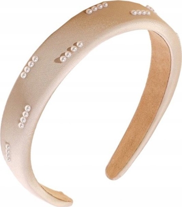 Изображение ECARLA_Opaska do wosów z perekami Kremowa