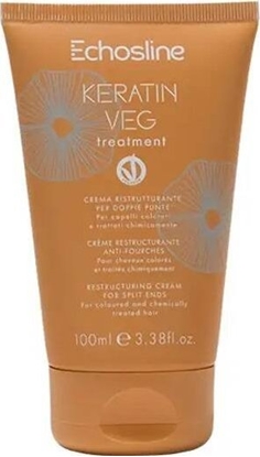 Attēls no Echosline ECHOSLINE Keratin Veg krem do rozdwojonych kocówek 100ml