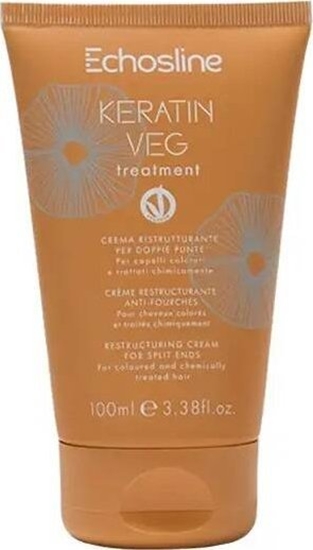 Изображение Echosline ECHOSLINE Keratin Veg krem do rozdwojonych kocówek 100ml