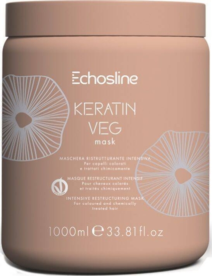 Picture of Echosline Keratin Veg regenerujca maska do wosów 1000ml